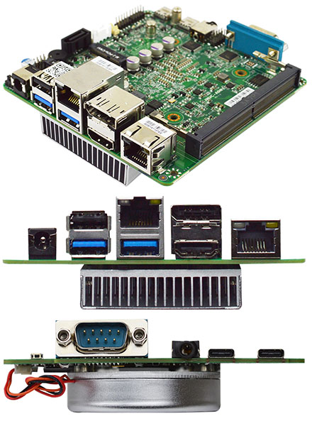 Jetway JNUC-ADN1-N97000 NUC Mainboard (Intel N97 Processor, TDP 12W, 2x LAN)